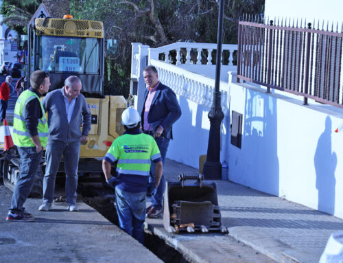 El Consorcio del Agua pone en funcionamiento la nueva red de distribución en las calles Cervantes y César Manrique de San Bartolomé